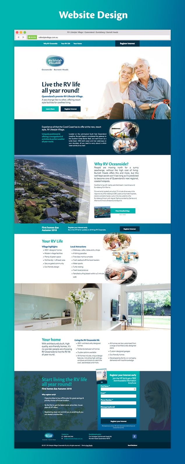 RV Lifestyle Village website