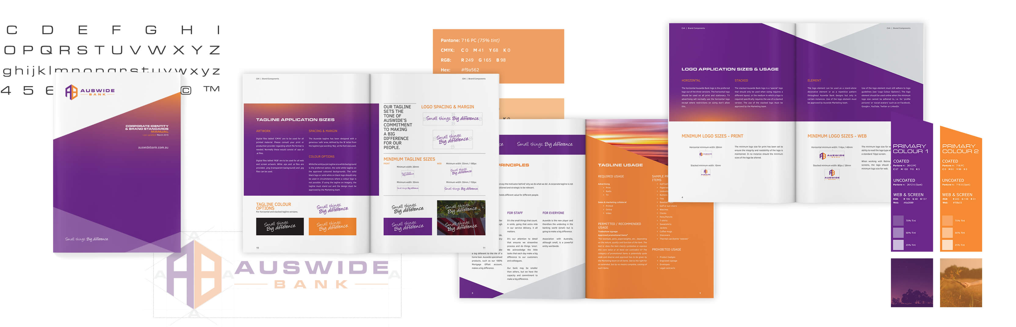 Auswide Bank Brand Guidelines feature