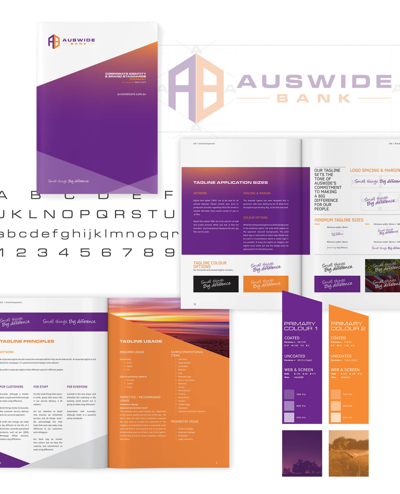 Auswide Bank Brand Guidelines mobile feature