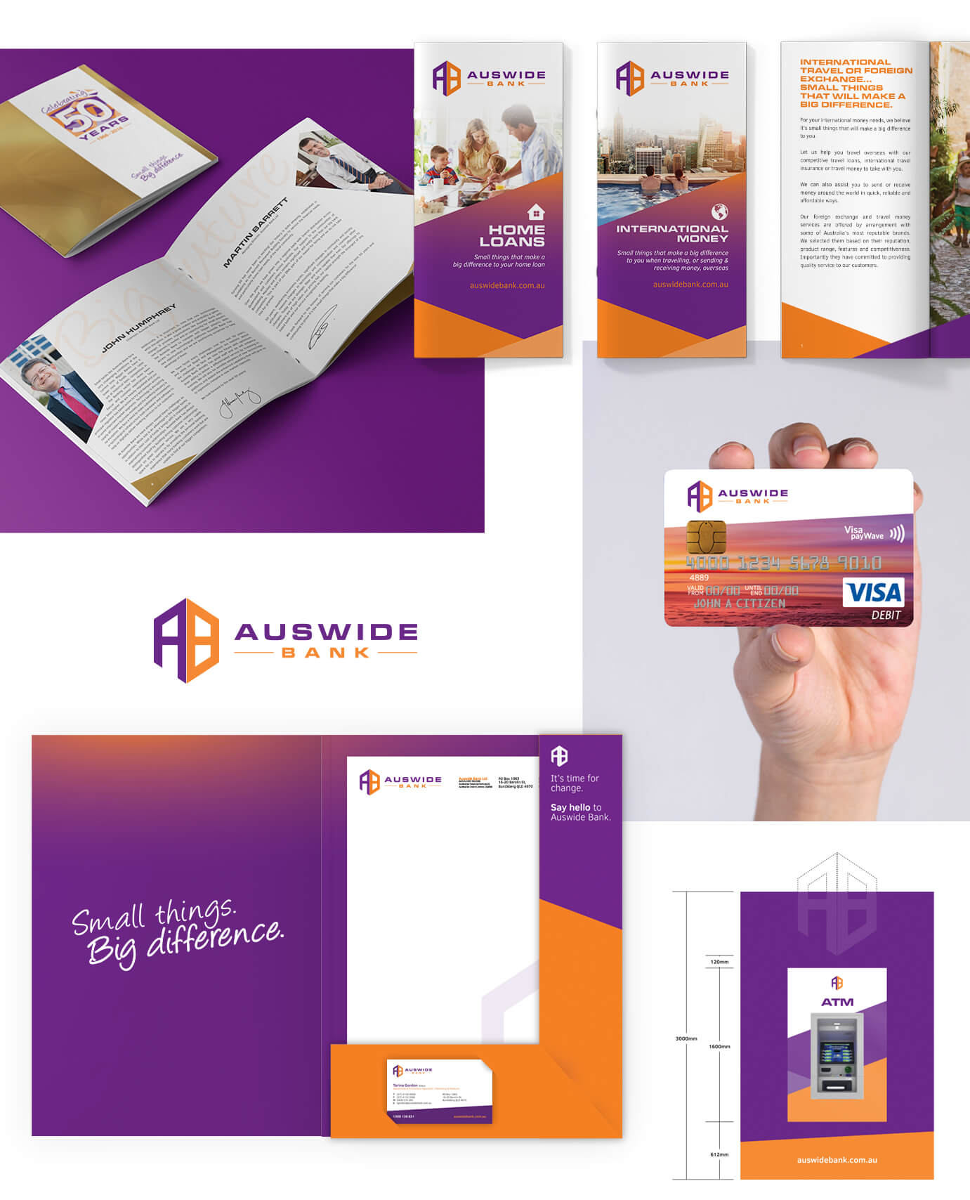 Auswide Bank collage mobile