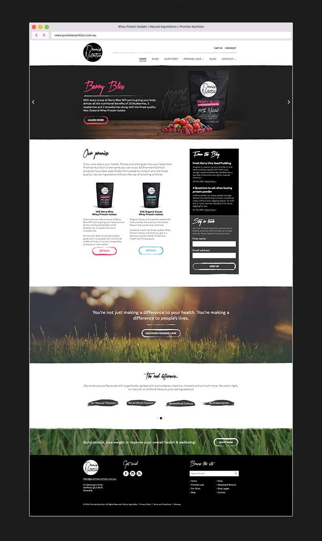 Promise Nutrition Case Study Images