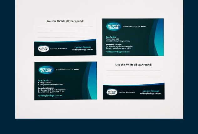 RV Lifestyle Village business cards